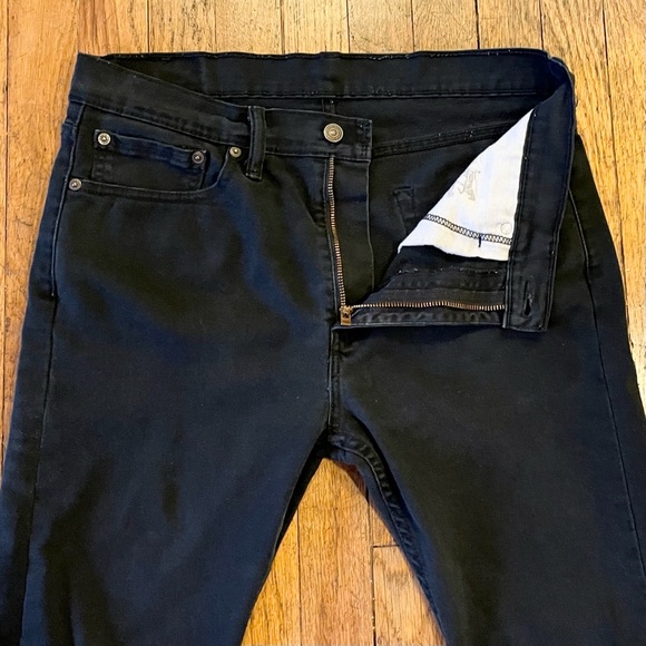 ✦ Levi’s ✦ 510 Men’s Black Denim Jeans ✦ Size 30W 30L - Picture 5 of 7